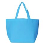 Full Color Non-Woven Shopper Tote - Light Blue