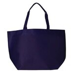 Full Color Non-Woven Shopper Tote - Navy Blue