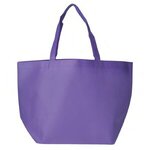 Full Color Non-Woven Shopper Tote - Purple