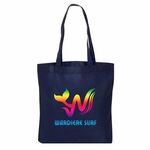 Full Color Non Woven Tote Bag - Navy Blue