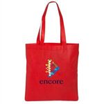 Full Color Non Woven Tote Bag - Red