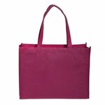 Full Color Standard Non Woven Tote - Burgundy