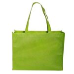 Full Color Standard Non Woven Tote - Lime Green