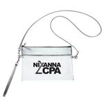 Game Day Clear Wristlet Pouch -  