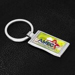 Geo D Economy Metal Keyholder with PhotoImage - Full Color -  