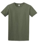 Gildan Softstyle T-Shirt. - Heather Military Green