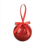 Glitter Ornament - Red