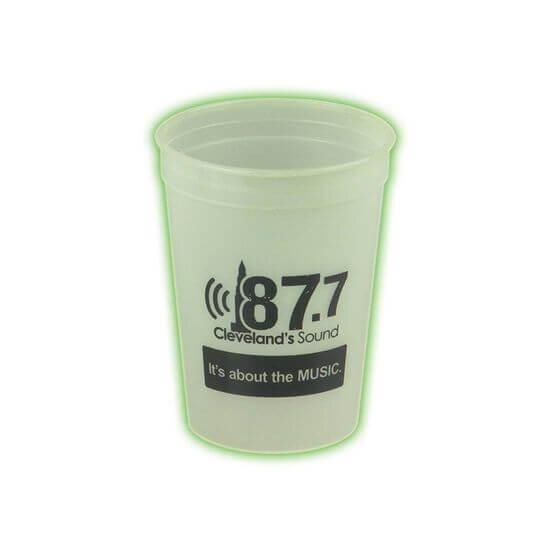 Main Product Image for Glow In The Dark 12 Oz Stadium Cup USA Made