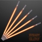 GLOW PARTY STRAWS FOR LIGHT DRINKS - Orange