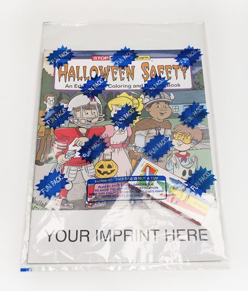 Main Product Image for Halloween Safety Coloring Book Fun Pack USA Made