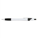 Hampton Ballpoint Pen w/Full Color Imprint - Black