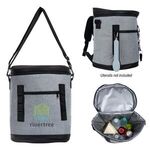 Happy Camper Cooler Backpack - Gray