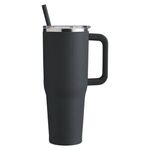 Harriton 40oz Vacuum Travel Mug - Dark Charcoal