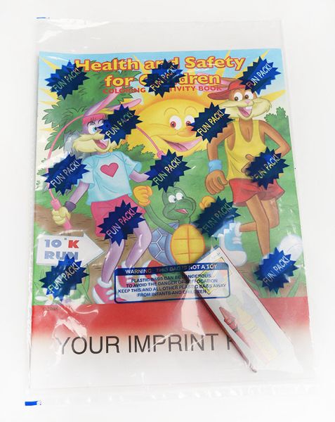 Main Product Image for Health And Safety For Children Coloring Book Fun Pack USA Made
