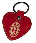 Buy Promotional Heart Leather Keyring