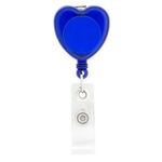 Heart-Shaped Retractable Badge Holder