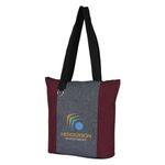 HEATHERED FUN TOTE BAG -  