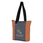 HEATHERED FUN TOTE BAG -  