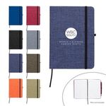 Buy Custom Imprinted Heathered Journal with pen loop