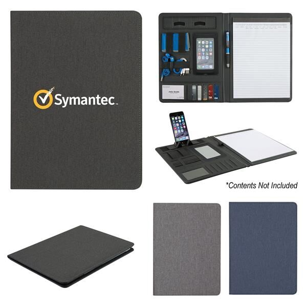 Main Product Image for Custom Printed Heathered Padfolio