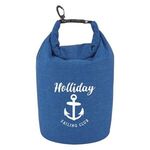 Heathered Waterproof Dry Bag - Navy Blue