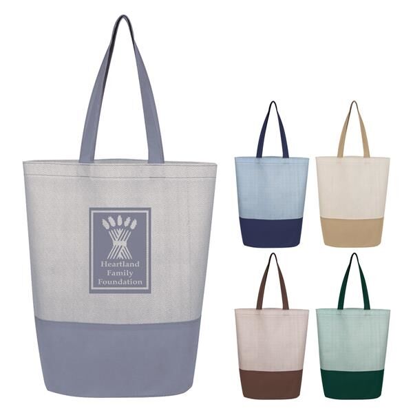 Main Product Image for Herringbone Non-Woven Tote Bag