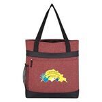 Hidden Zipper Outing Tote Bag -  