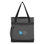 Hidden Zipper Outing Tote Bag -  