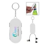 Hideaway 3-In-1 Charging Cable & Bottle Opener -  