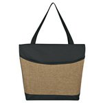 High Line Two-Tone Tote Bag - Khaki