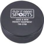 Hockey Puck Stress Reliever - Black