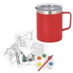 Holiday Adult Paint Set and Coffee Mug -  