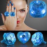 HUGE GEM ASSORTED STYLE LIGHTED RINGS - Blue