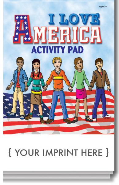 Main Product Image for I Love America Activity Pad USA Made