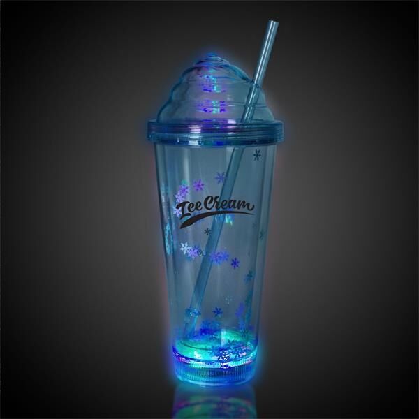 Main Product Image for Blue Ice Cream LED Tumblers