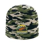 Buy USA Made Vintage Tiger Camo Knit Beanie