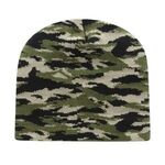 In Stock Vintage Tiger Camo Knit Beanie -  