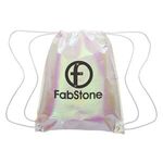 Iridescent Pearl Drawstring Bag - Pearl