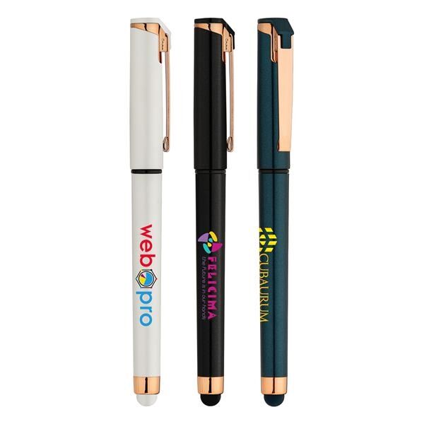 Main Product Image for Full Color Islander Pearl Rose Gold Stylus Gel Pen