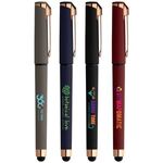 Buy Custom Printed Islander Softy Rose Gold Gel Pen w/ Stylus