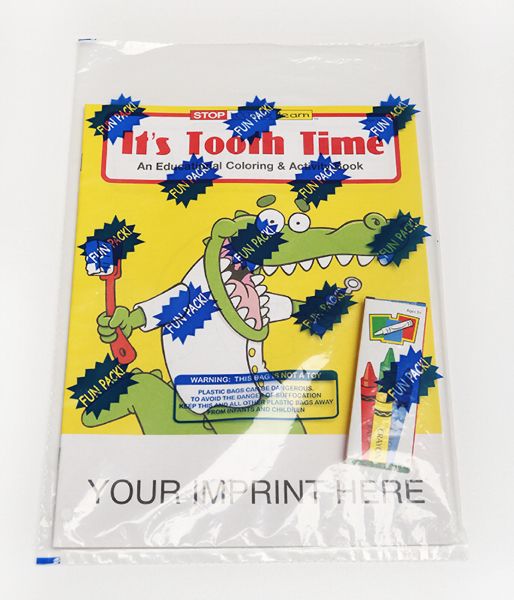 Main Product Image for Coloring And Activity Book Fun Pack - It's Tooth Time USA Made