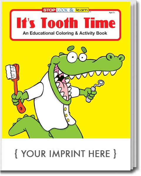 Main Product Image for Coloring And Activity Book - It's Tooth Time USA Made