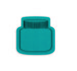 Jar or Bottle Jar Opener - Teal 321u