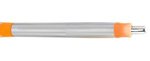 Joker Retractable Ballpoint Pen - Silver-orange