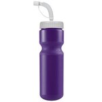 Journey 28 Oz. Bike Bottle w/ Straw Cap - Violet