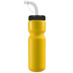 Journey 28 Oz. Bike Bottle w/ Straw Cap - Yellow