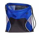 Jumbo Globetrotter Drawstring Bag - Black