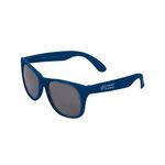 Kids Single Color Matte Sunglasses -  
