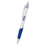 Kingston Pen - White With Royal Blue