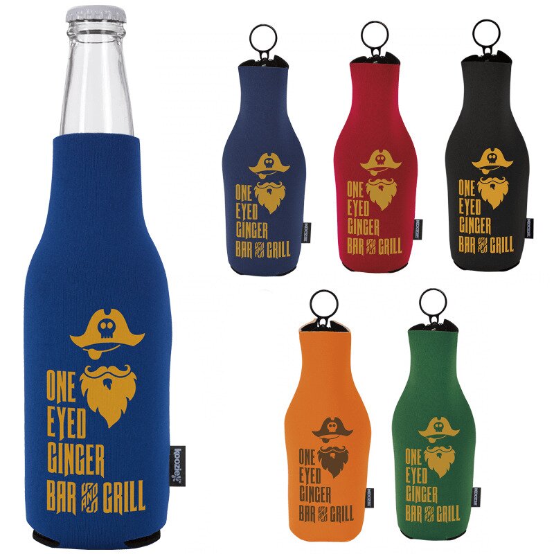 Main Product Image for Custom Printed Koozie (R) Zip-Up Bottle Kooler - Neoprene